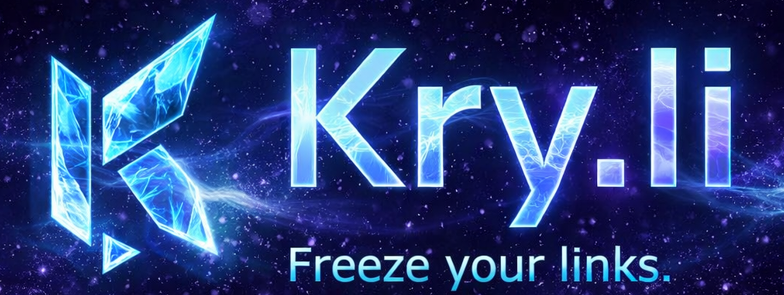 Kry.li — Freeze your links.